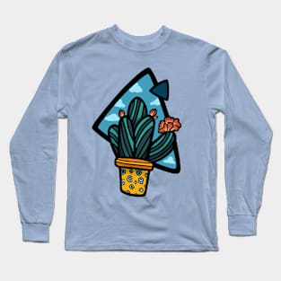 Flowering Cactus Long Sleeve T-Shirt